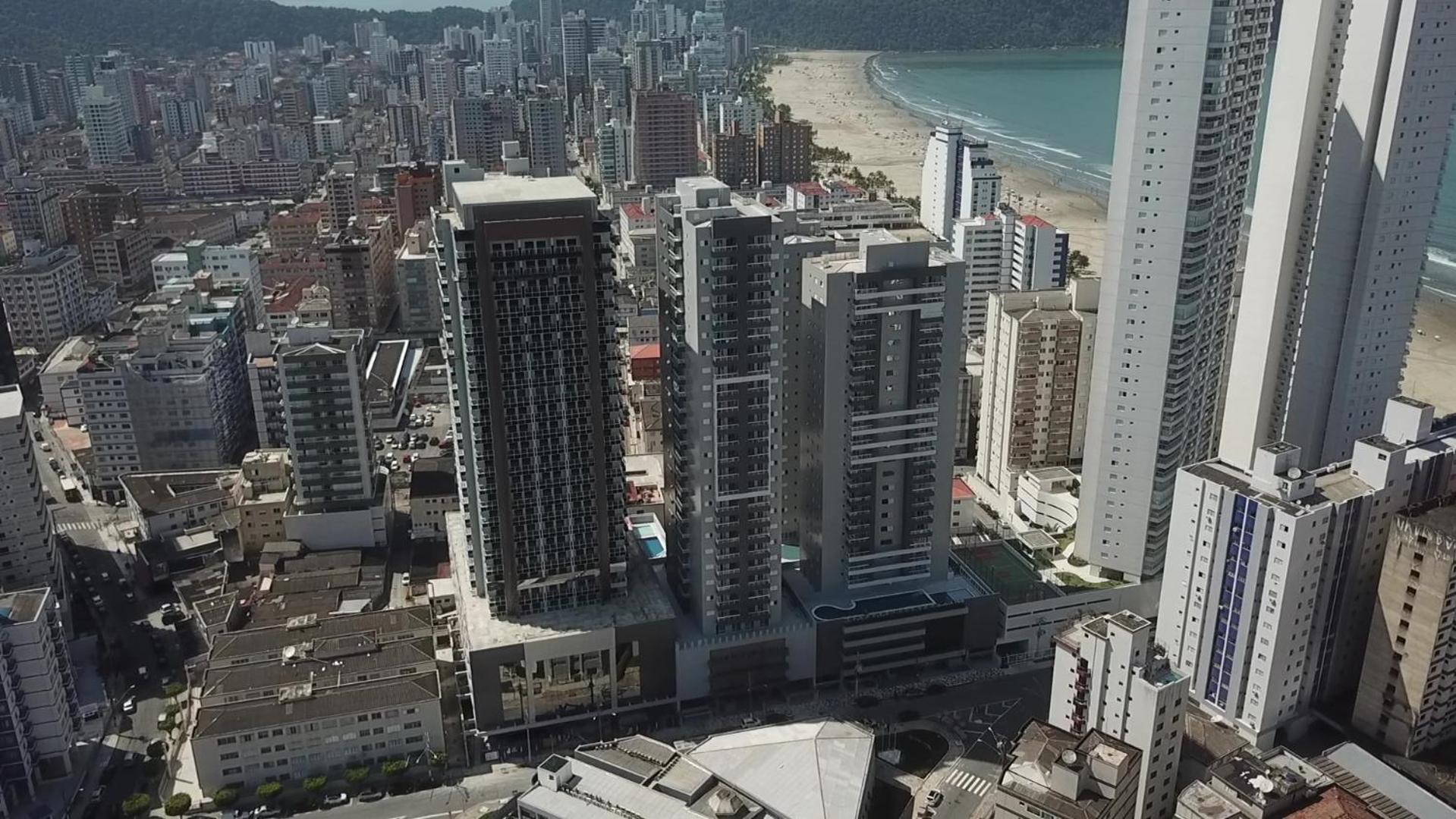 Maravilhosa Vista Lägenhet Praia Grande  Exteriör bild
